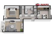 Pronájem pěkného bytu 2+1 s balkonem ul. Hrnčířská, Opava, cena 11400 CZK / objekt / měsíc, nabízí 