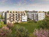 NOVOSTAVBA 1+kk S BALKONEM 32,5 m PARKOVACÍ STÁNÍ ENERGETICKÁ TŘÍDA B, cena 3390000 CZK / objekt, nabízí 